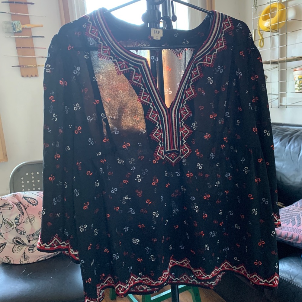 SOLDDD GAP XL GORGEOUS SHEER TUNIC 💓🌲✨🌞🖤